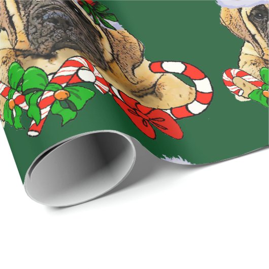 Engelse kerstmis cadeaupapier (Rol Hoek)