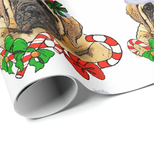 Engelse kerstmis cadeaupapier (Rol Hoek)