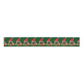 Engelse kerstmis grosgrain lint (Voorkant)