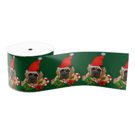 Engelse kerstmis grosgrain lint