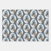 Engelse kerstmis inpakpapier vel (Voorkant 2)