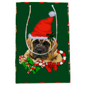 Engelse kerstmis medium cadeauzakje (Voorkant)