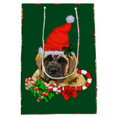 Engelse kerstmis medium cadeauzakje (Achterkant)