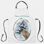 Engelse kerstmis schort (Voorkant)