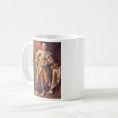 Engelse koning George III van de Studio Allan Rams Koffiemok (Voorkant links)