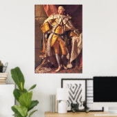 Engelse koning George III van de Studio Allan Rams Poster (Thuiskantoor)