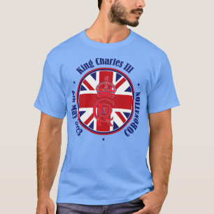 Engelse koning III Charles Memorabilia Kings Coron T-shirt