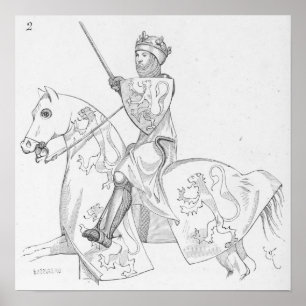 Engelse koning poster