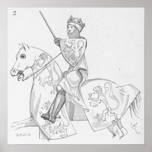 Engelse koning poster (Voorkant)