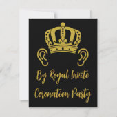 Engelse Koninklijke Coronatie King Charles Party Kaart (Voorkant)