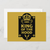 Engelse Koninklijke Koning Charles Briefkaart (Voorkant / Achterkant)