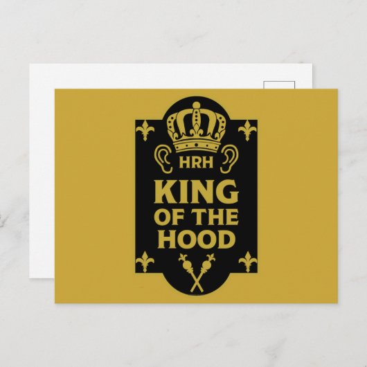 Engelse Koninklijke Koning Charles Briefkaart (Voorkant / Achterkant)