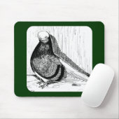 Engelse kortharige duivenkaal 1978 muismat (Met muis)