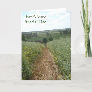 Engelse landelijke scène met origineel vers voor p kaart