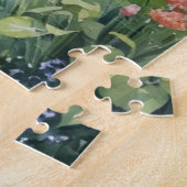 Engelse Landhuis Zomer Bloementuin Legpuzzel (Zijkant)