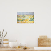 Engelse landschap aquarel schilderij poster (Keuken)