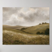 Engelse Landschap Weide Muurposter Poster (Voorkant)