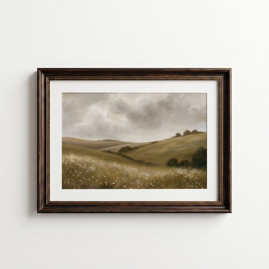 Engelse Landschap Weide Muurposter Poster