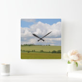 Engelse landwandklok vierkante klok (Huis)