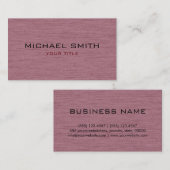 Engelse Lavendel Professioneel Modern Visitekaartj Visitekaartje (Voorkant / Achterkant)