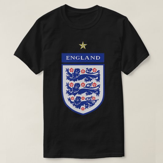 engelse leonesses football 2022 Three Heraldic Lio T-shirt (Design voorkant)