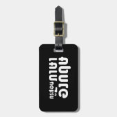 Engelse leraar ภ = ค,อ,นรู?thnos =ส,าษ bagagelabel (Voorkant verticaal)