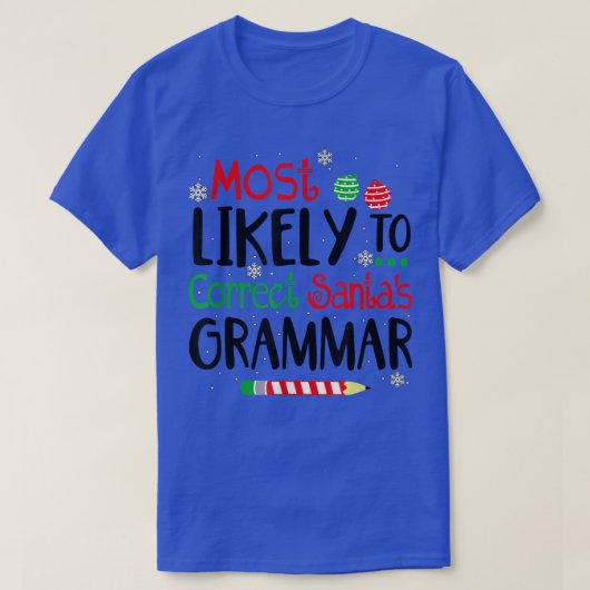 engelse leraar corrigeert waarschijnlijk de gra va t-shirt (Design voorkant)