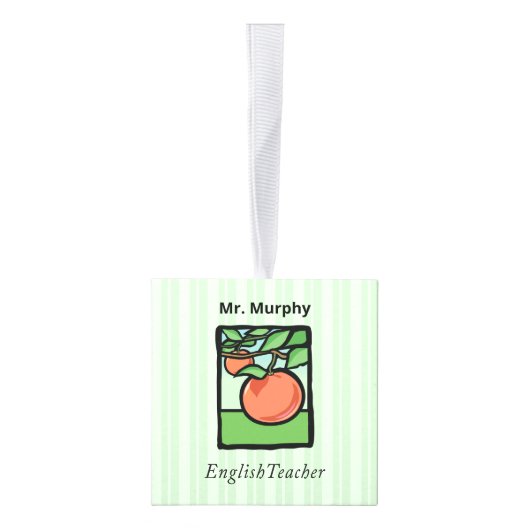 Engelse leraar Dank je, Apple Decoratie (Rechts)