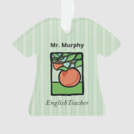 Engelse leraar Dank je, Apple Ornament