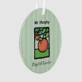 Engelse leraar Dank je, Apple Ornament (voorkant)