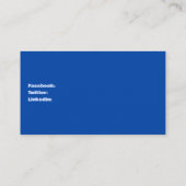 Engelse leraar ESL Contactkaartje (Achterkant)