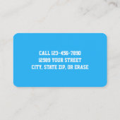 Engelse leraar ESL Instructor Visitekaartje (Achterkant)