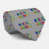 Engelse leraar geeft "English Rocks!" Stropdas (Opgerold)