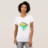 Engelse leraar "Grammar Rules Bird" T-Shirt (Voorkant volledig)