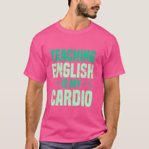 Engelse leraar grammatica politie t-shirt