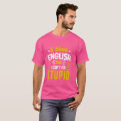 Engelse leraar grammaticapolitie t-shirt (Voorkant volledig)