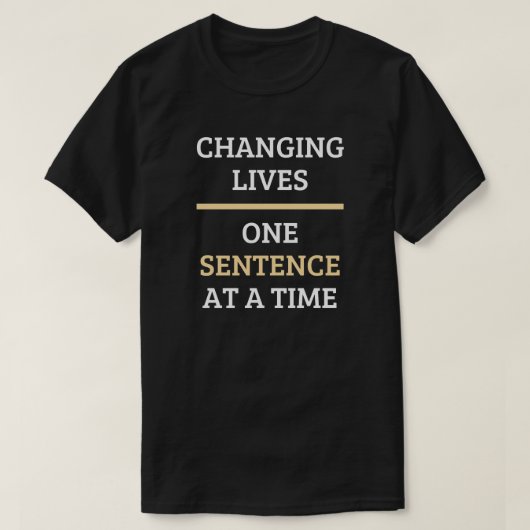 Engelse leraar Grappig Quote Gift T-shirt (Design voorkant)