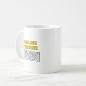 Engelse leraar.. Je bent onder de indruk Koffiemok (Voorkant links)