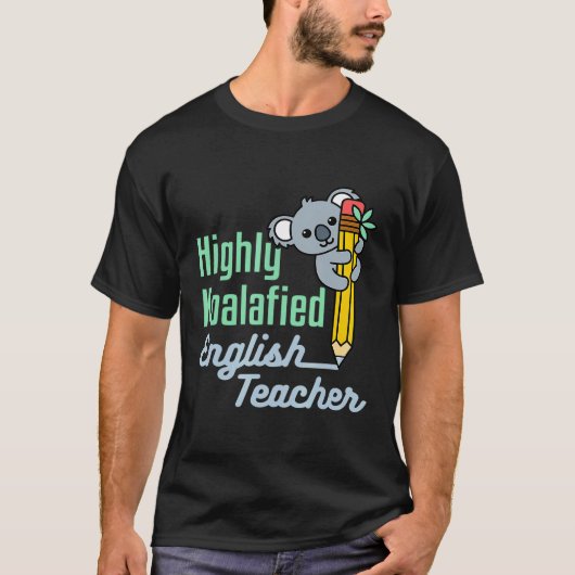 Engelse leraar Koala Eind Van Het Jaar T-shirt (Voorkant)