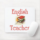 Engelse leraar Mousepad Muismat (Met muis)