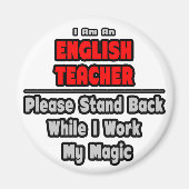Engelse leraar...werk mijn magie magneet (Voorkant)