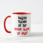 Engelse leraar Zombie Joke Mok (Links)