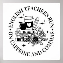 Engelse leraren draaien op cafeïne en komma's