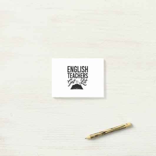 Engelse leraren krijgen een lesje post-it® notes (Op bureau)