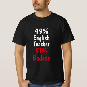 Engelse lerares Badass T-shirt