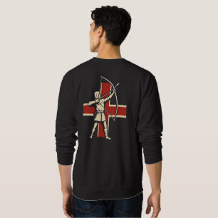 Engelse Longbow Boogschutter St George Kruis Trui