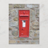 Engelse mailbox briefkaart (Voorkant)