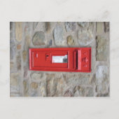 Engelse mailbox briefkaart (Voorkant)