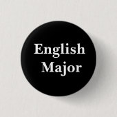 Engelse Major Pin Ronde Button 3,2 Cm (Voorkant)