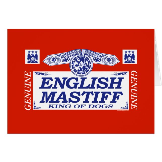 Engelse Mastiff (Voorkant Horizontaal)